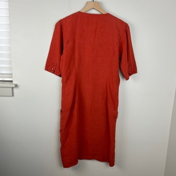 Emanuel Ungaro Paris Vintage Linen Shift Dress - Picture 3 of 6